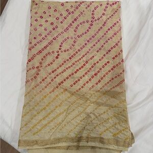 Bhandani Saree Light Yellow brand new